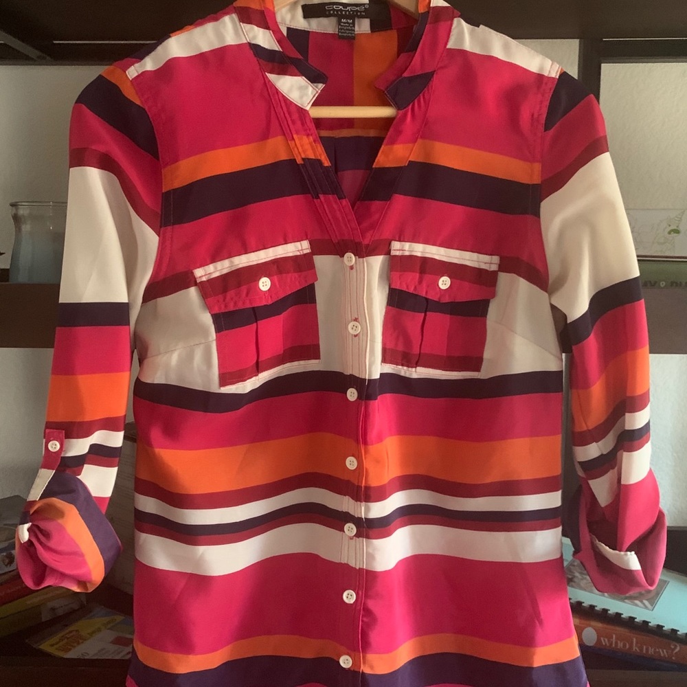 Beautiful multi colored blouse in Medium